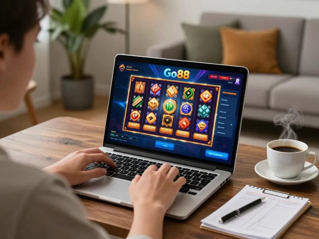 Trải nghiệm trò chơi hấp dẫn trên nền tảng Go88 với đồ họa slot sống động.
