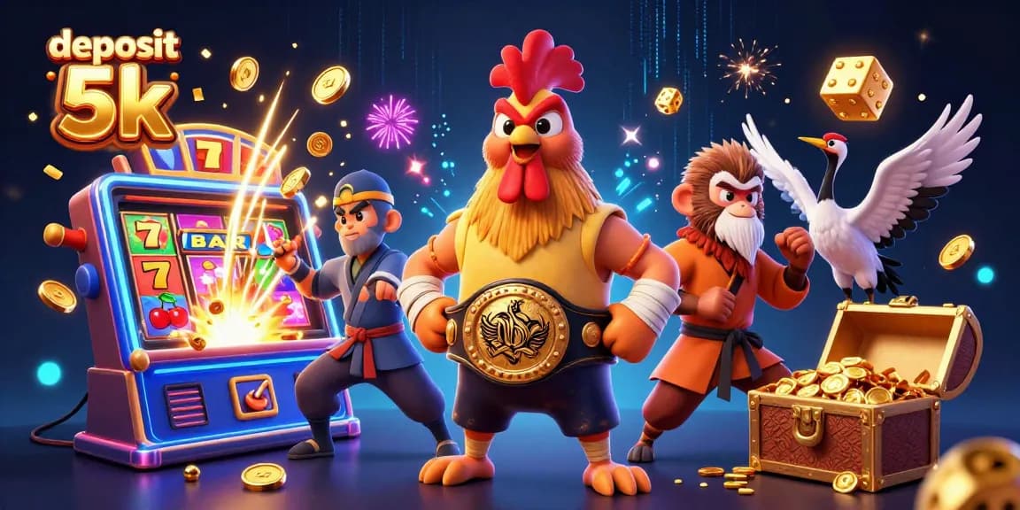 Experience thrilling wins with deposit 5k gameplay and dynamic casino characters.