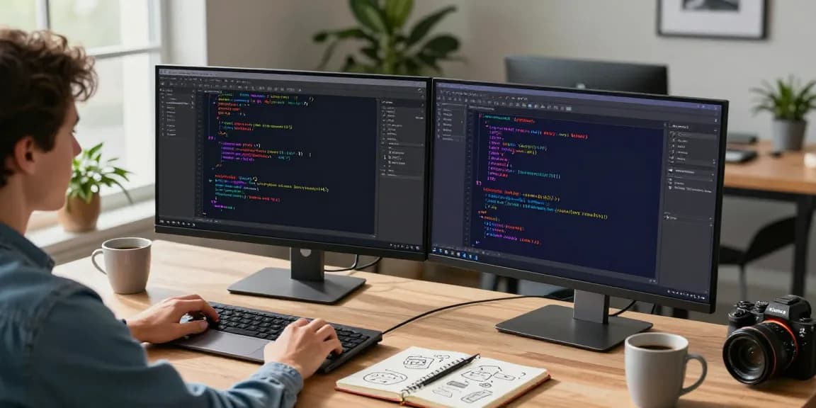 Professional using Snipaste screenshot tool in a modern workspace, showcasing 截图工具下载 efficiency.