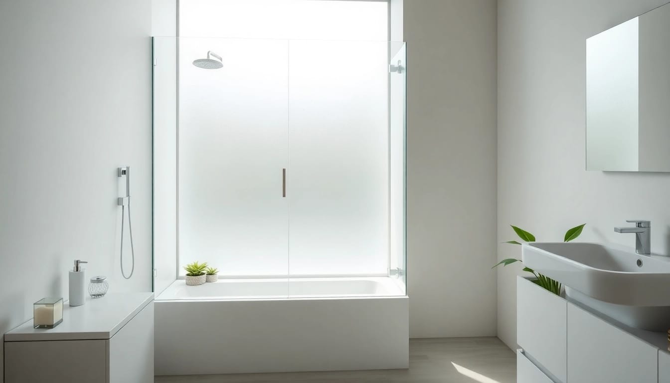 Admire la paroi de douche 150x200 en verre clair, ajoutant sophistication à la salle de bain moderne.