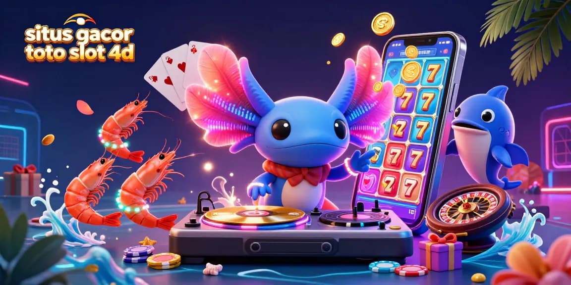 Spin winning reels with the vibrant situs gacor toto slot 4d scene featuring unique characters and slot elements.