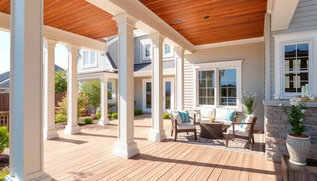 Stylish Cape Cod home addition showcasing a blend of classic architecture and modern design elements.