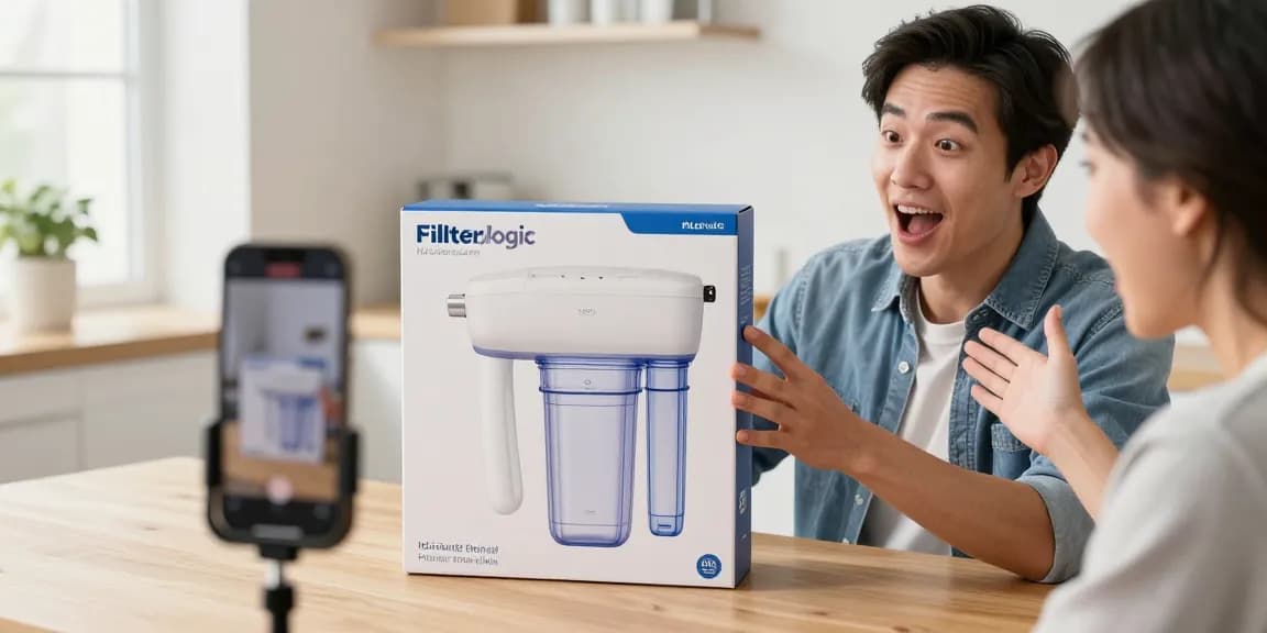Filterlogic NSF Certified Pitcher Water Filter showcasing product excellence in an online shopping experience, ideal for product reviews and best deals.