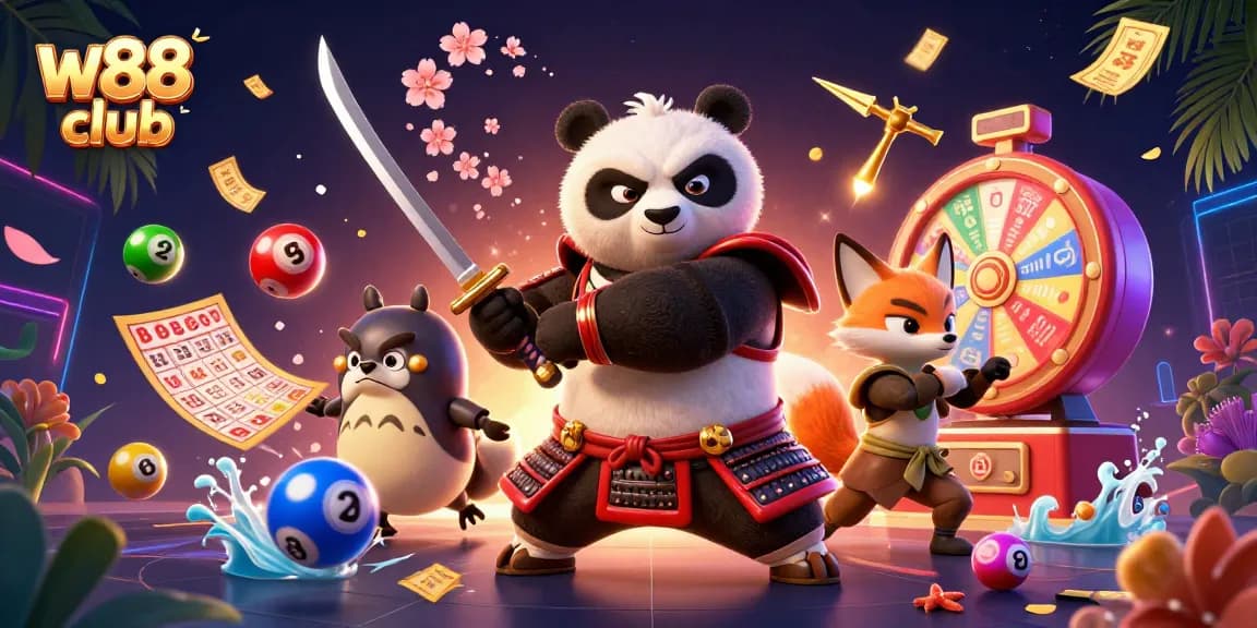 Cá cược tại w88 club với các nhân vật hoạt hình 3D sinh động và các trò chơi hấp dẫn.