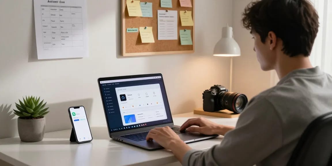 Engaging workspace featuring the Open Claw personal assistant setup for efficient task management.