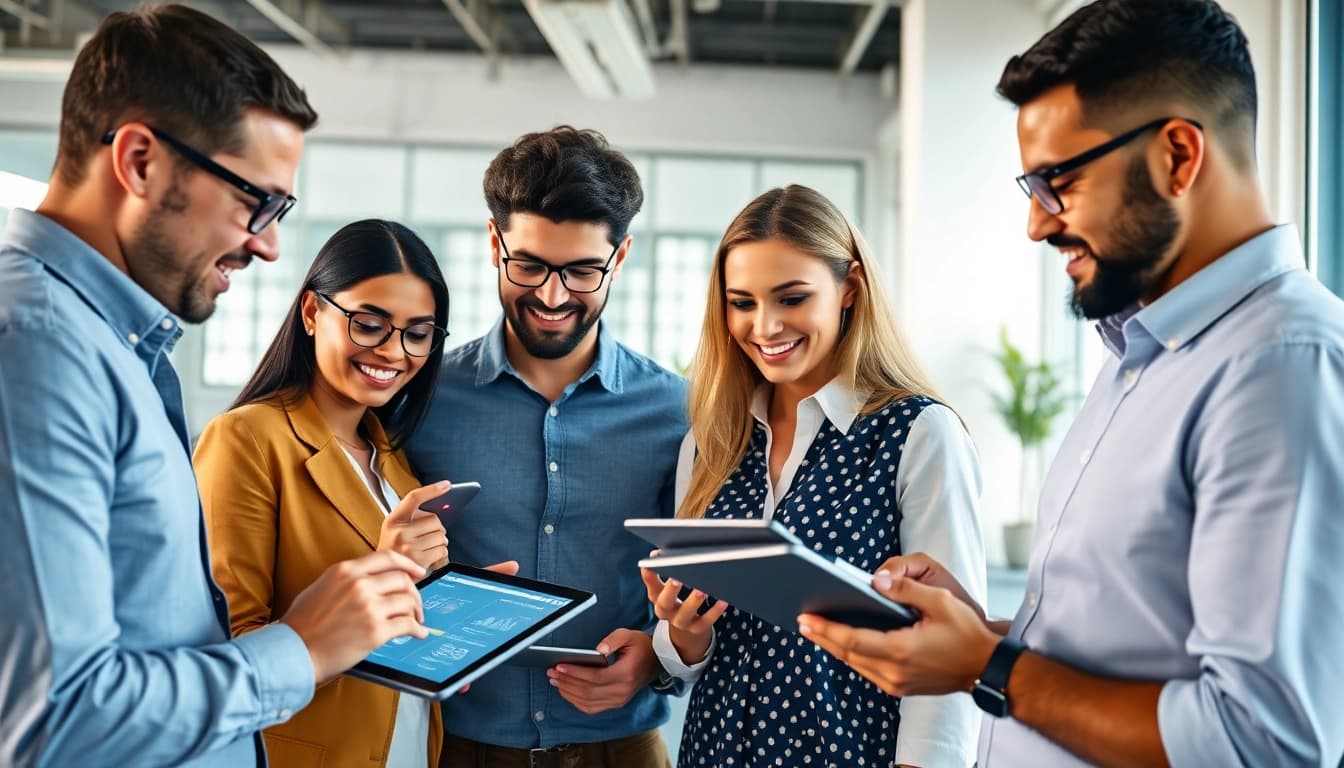 Engage with an enterprise assistant platform in a dynamic modern team setting.