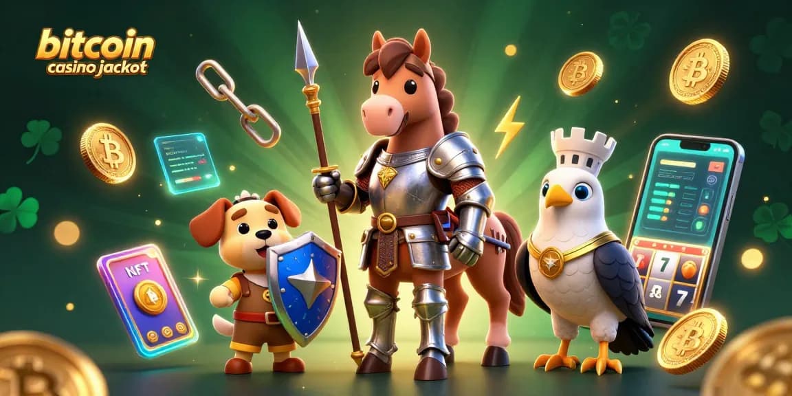 Play the bitcoin casino jackpot with enticing 3D characters and crypto elements for thrilling wins.