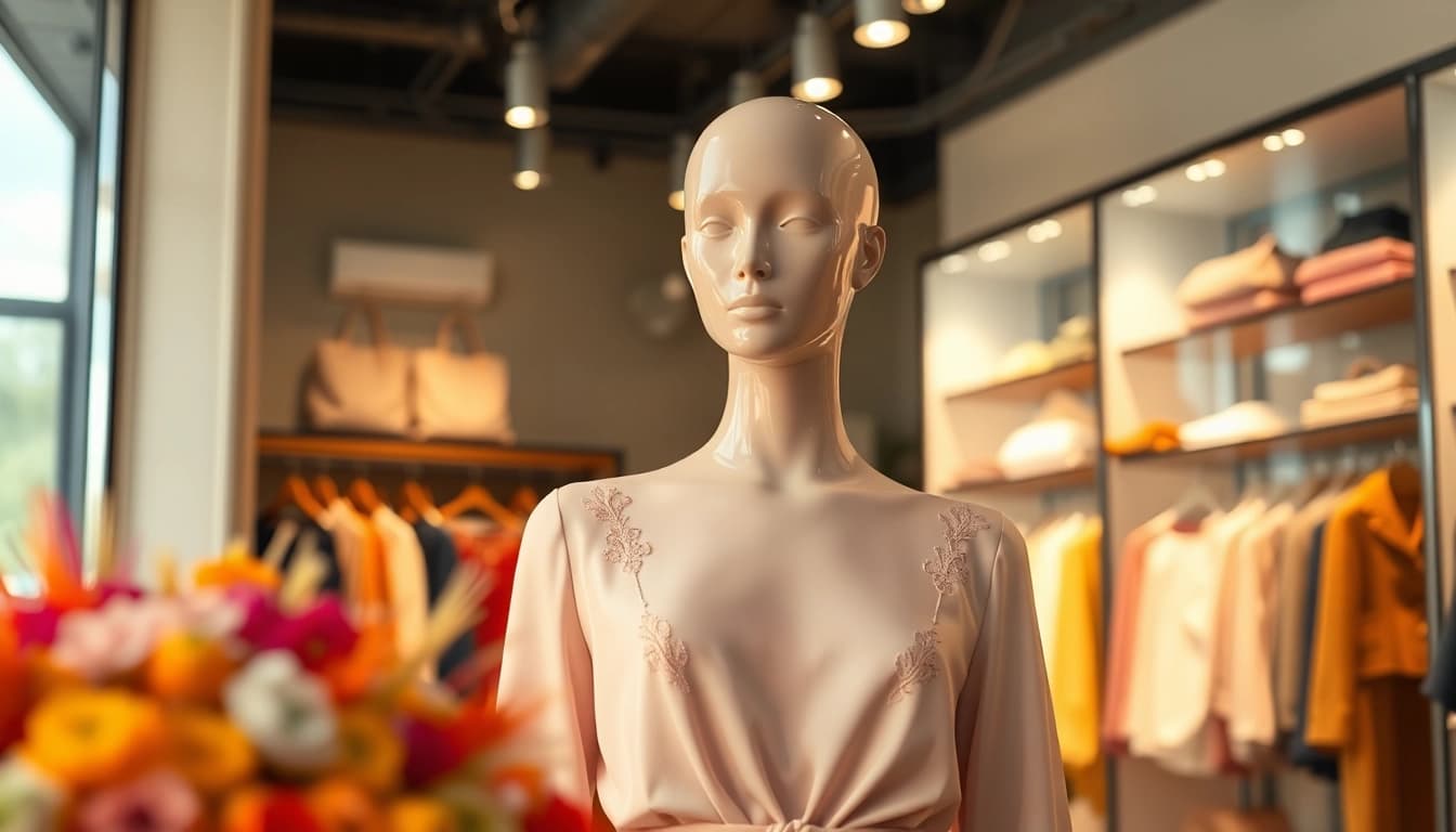 Showcase Rivelle style with elegant attire and chic accessories in a stylish urban setting.