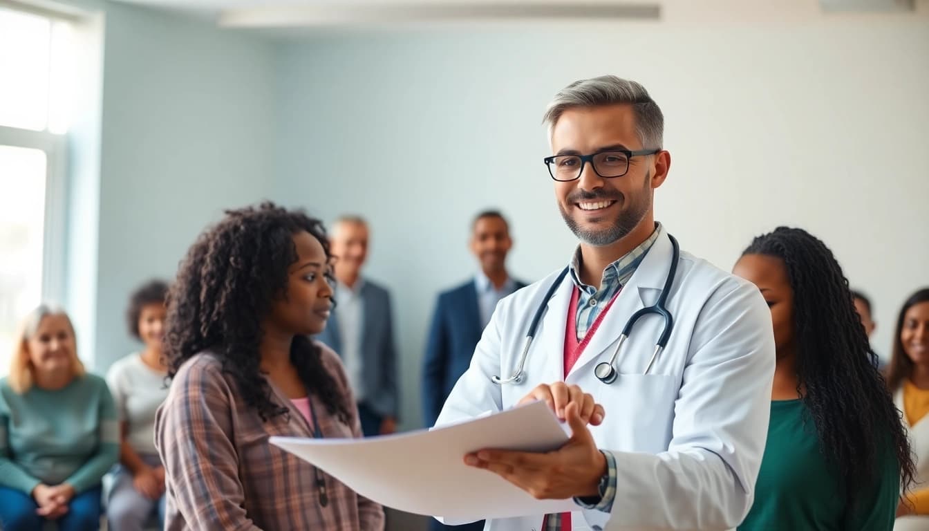 Enhancing health through a compassionate clinician-patient interaction in a bright clinic.