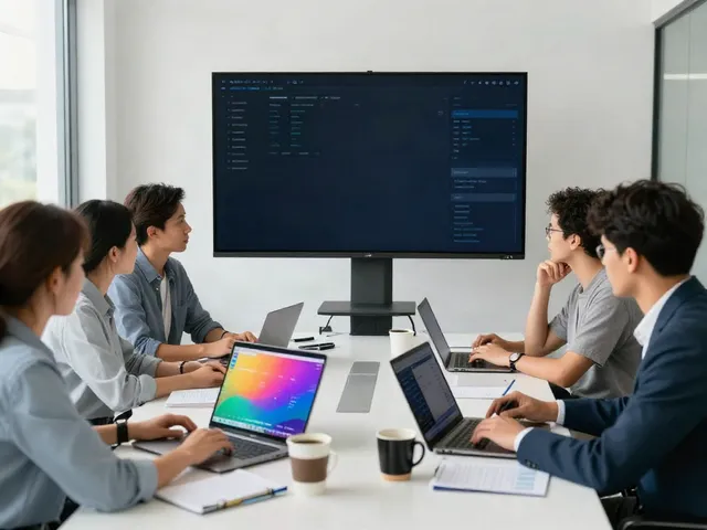 Tax Software for tax pros team collaboration in a bright office setting.