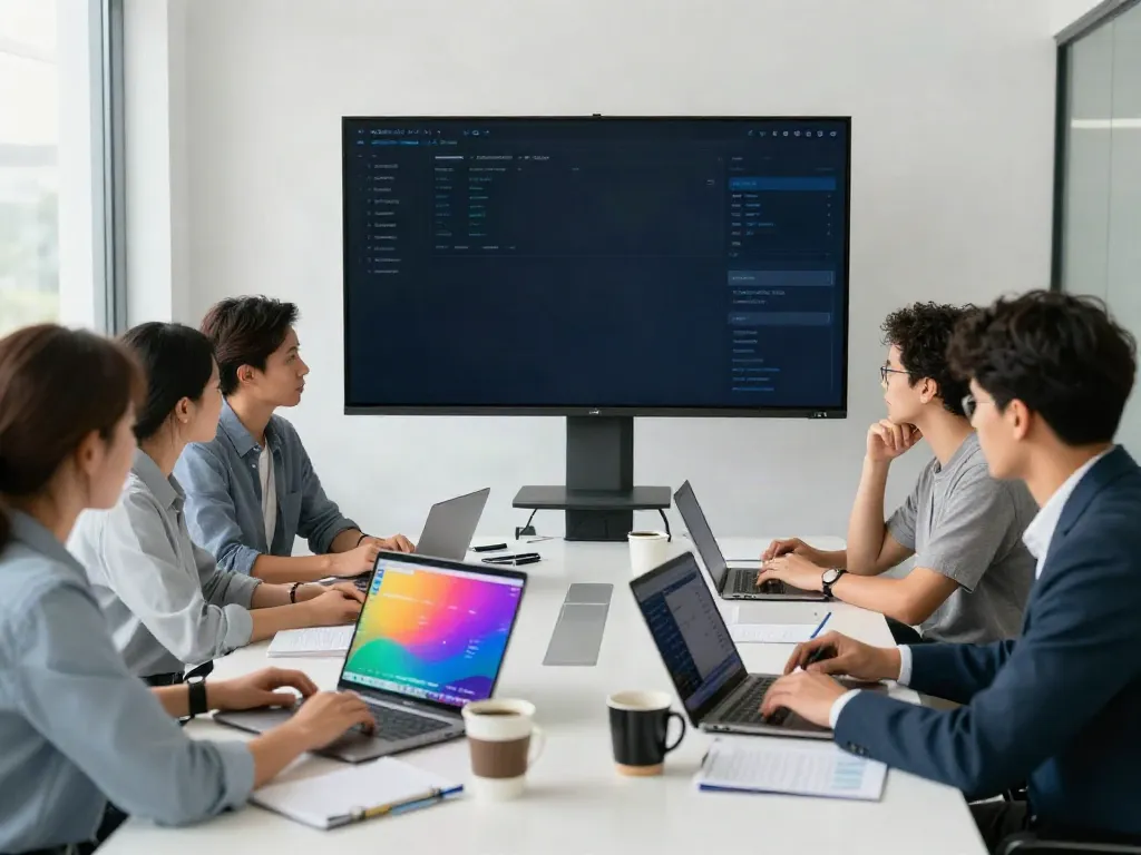 Tax Software for tax pros team collaboration in a bright office setting.