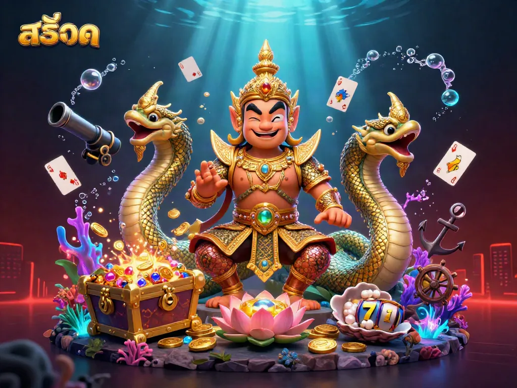 เล่นเกมสล็อต สล็อต ในบรรยากาศที่ตระการตาภายใต้ทะเล