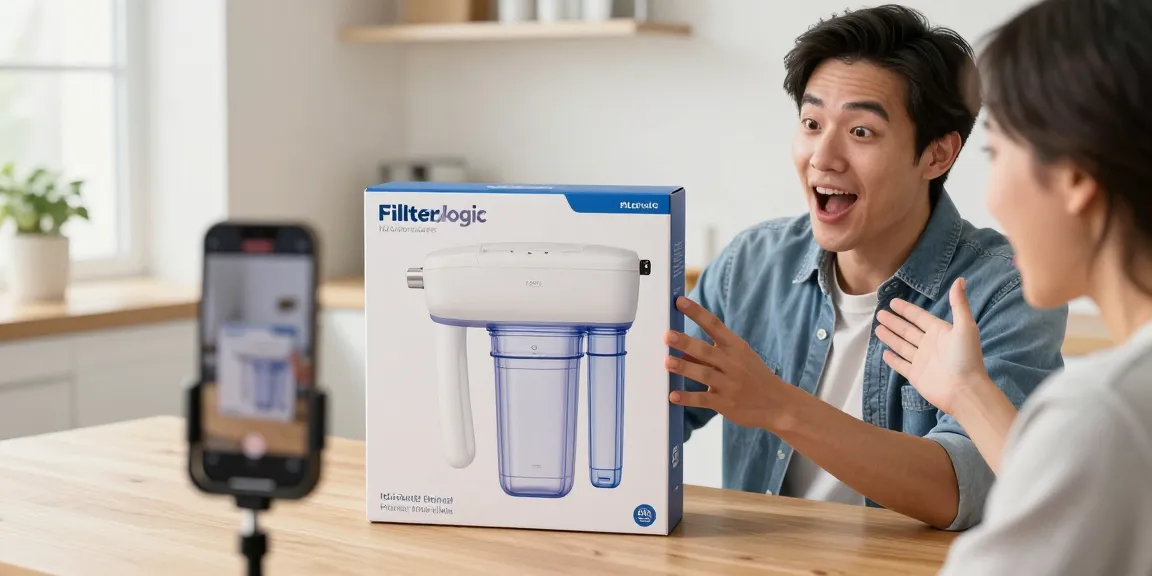 Filterlogic NSF Certified Pitcher Water Filter showcasing product excellence in an online shopping experience, ideal for product reviews and best deals.