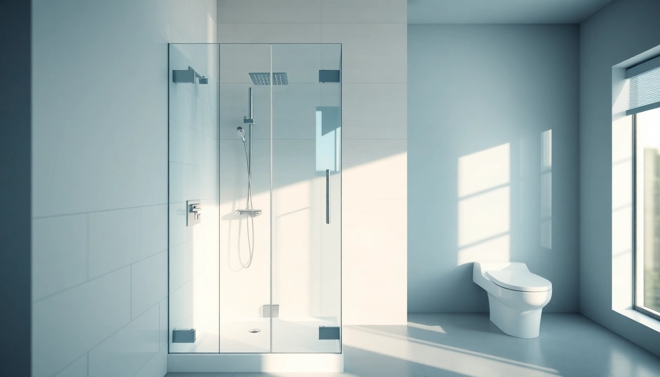 Die sonni Duschkabine in einem modernen Badezimmer, elegant und funktional.