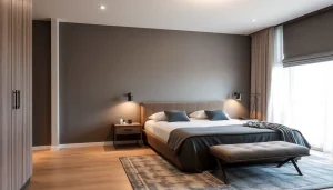 Materasso una piazza e mezza di alta qualità, ideale per un sonno rigenerante in un ambiente sofisticato.