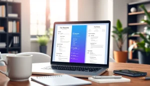 Create a standout Resume Builder with an attractive interface in a professional setting.