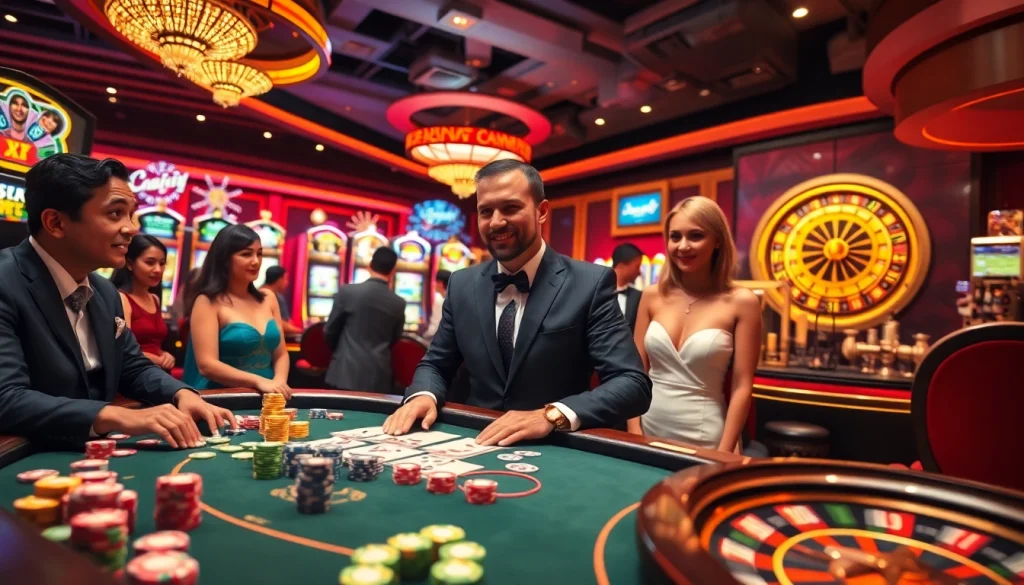 Experience high-stakes excitement and glamour at https://xx88.us/ blackjack tables with vibrant chips and cards.