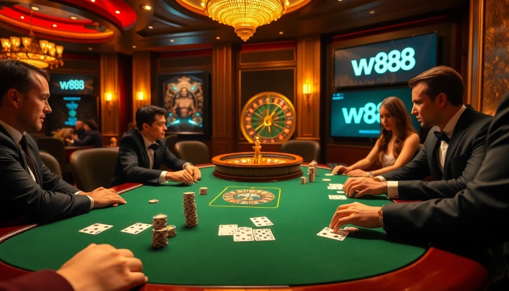 Engage with thrilling games at the luxurious casino showcasing link to w88.