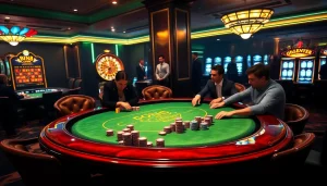 Experience the excitement of Bin88 casino with luxurious poker and roulette gameplay.