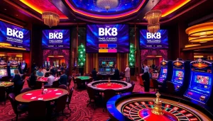 Engage with BK8 login at a stunning casino filled with vibrant games and lively players.