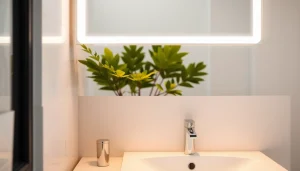Enhance your bathroom with a stylish mirror light mirror that reflects elegance and warmth.