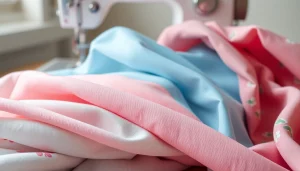 Verken stof voor blouse in diverse texturen en kleuren, perfect voor je creaties.