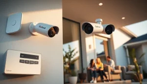 Cámaras Dahua que ofrecen mayor seguridad en el hogar en un entorno residencial moderno