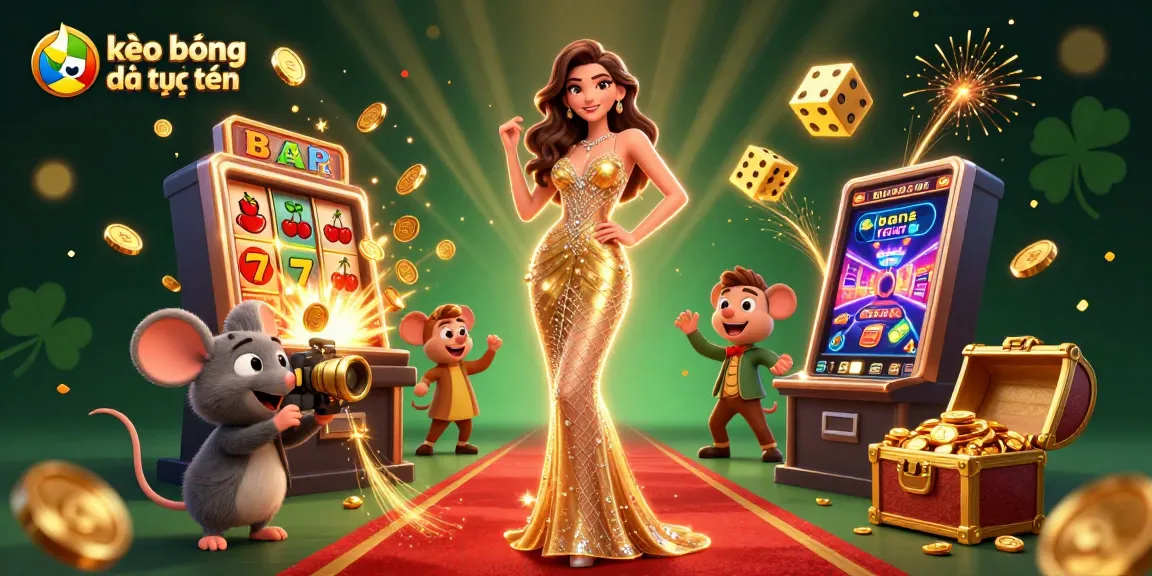 Engage with kèo bóng đá trực tuyến as stunning characters celebrate wins with dynamic casino elements.