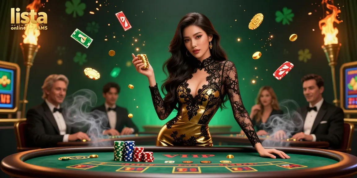 Vivi il gioco ad alta posta nei lista casino online non AAMS con un elegante gioco di baccarat e fiche dorate.