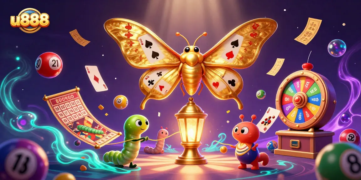 Experience the excitement of u888 with dynamic lottery balls and 3D casino characters.