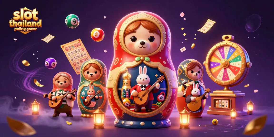 Experience slot thailand paling gacor with dynamic lottery elements and captivating casino themes in this vibrant illustration.