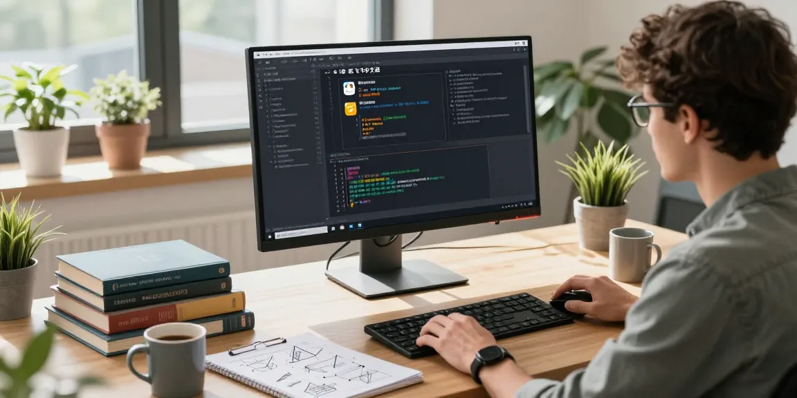 Engaged developer coding the 纸飞机中文版 interface in a modern tech workspace.
