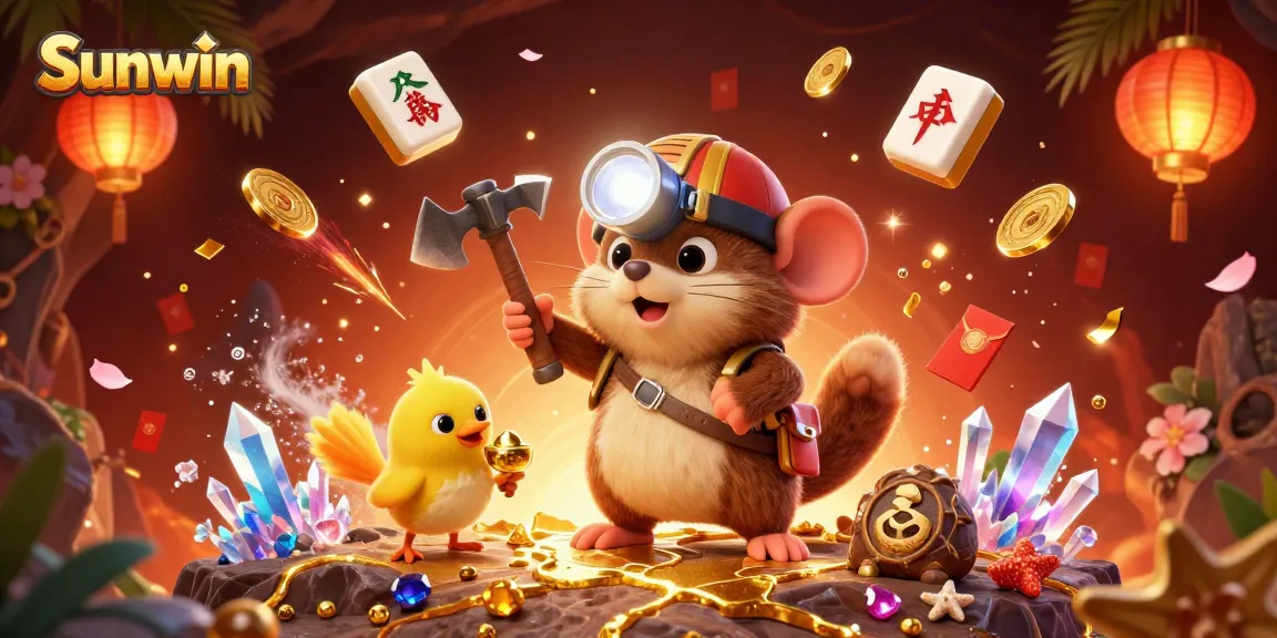 Engage with the vibrant Sunwin gaming experience, featuring dynamic casino elements and vivid characters.