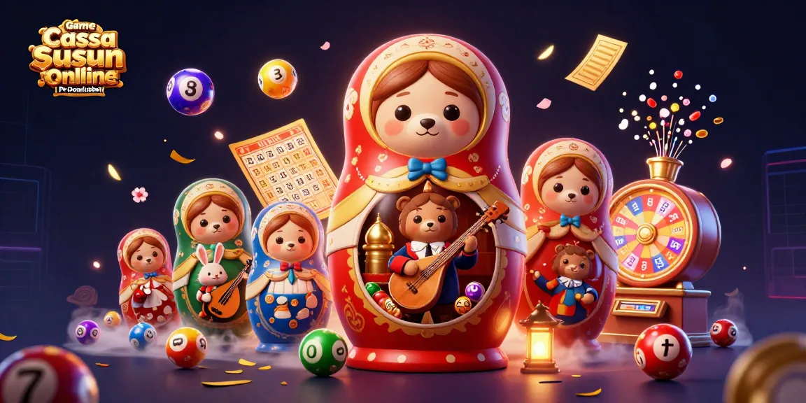 Experience the exciting Game Capsa Susun Online Pc Dominobet with colorful lottery and festive casino elements.