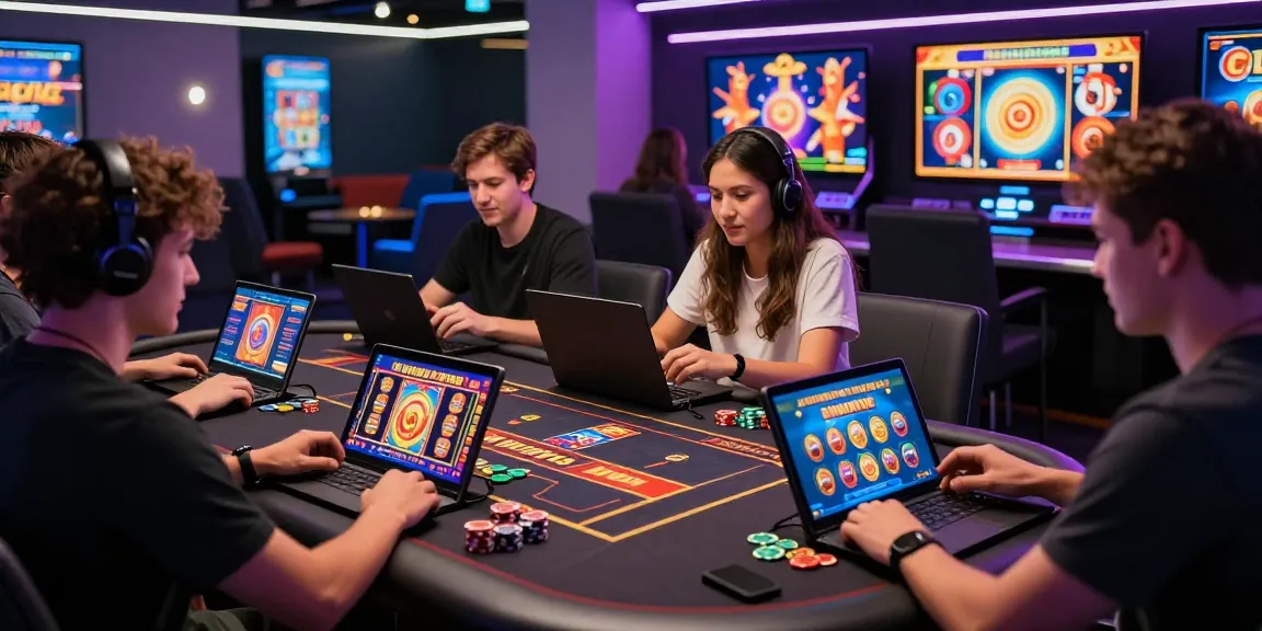 Exciting Bonus Buy Slots gaming atmosphere at https://thekingarthur.co.uk/ with players enjoying colorful slot graphics and engaging layouts.