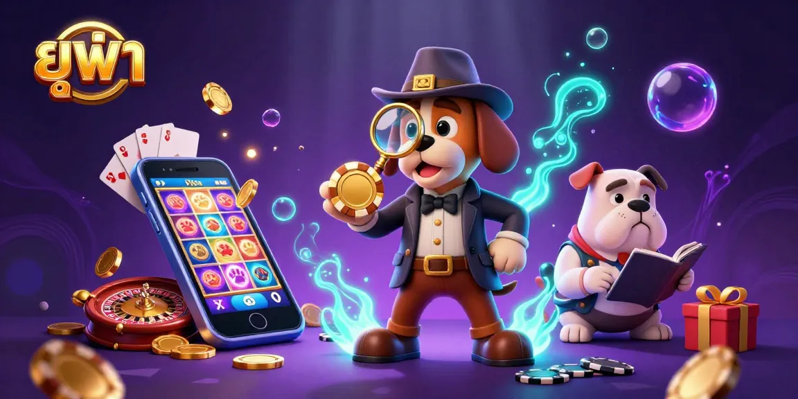 Join the detective duo at ยูฟ่า as they explore casino clues amidst vibrant gaming elements.