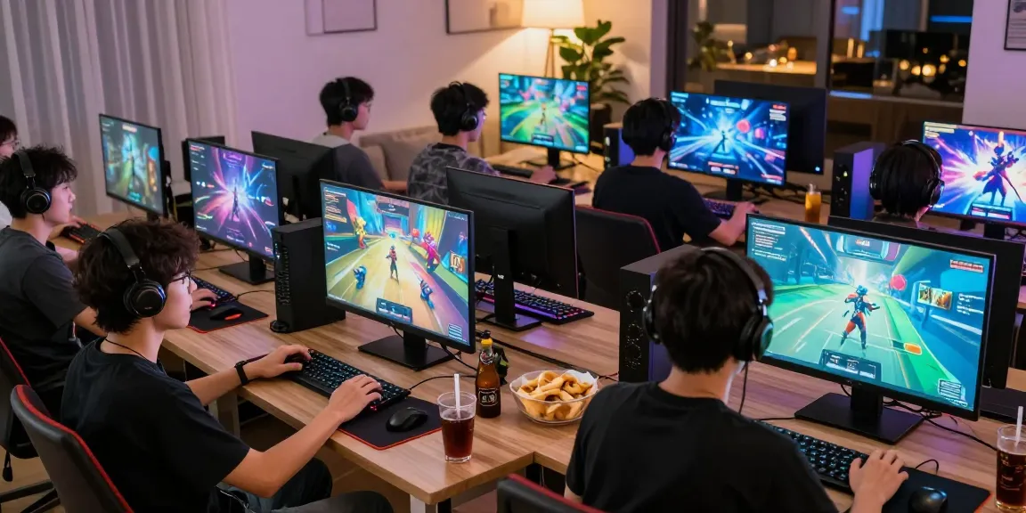 NAGA2000 gaming enthusiasts enjoying an immersive online gaming experience with vibrant graphics.